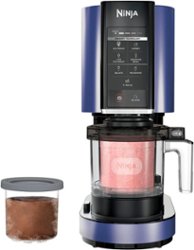 Ninja - CREAMi, Ice Cream Maker, 7 One-Touch Programs - Blue - Front_Zoom