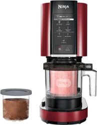 Ninja - CREAMi, Ice Cream Maker, 7 One-Touch Programs - Red - Front_Zoom