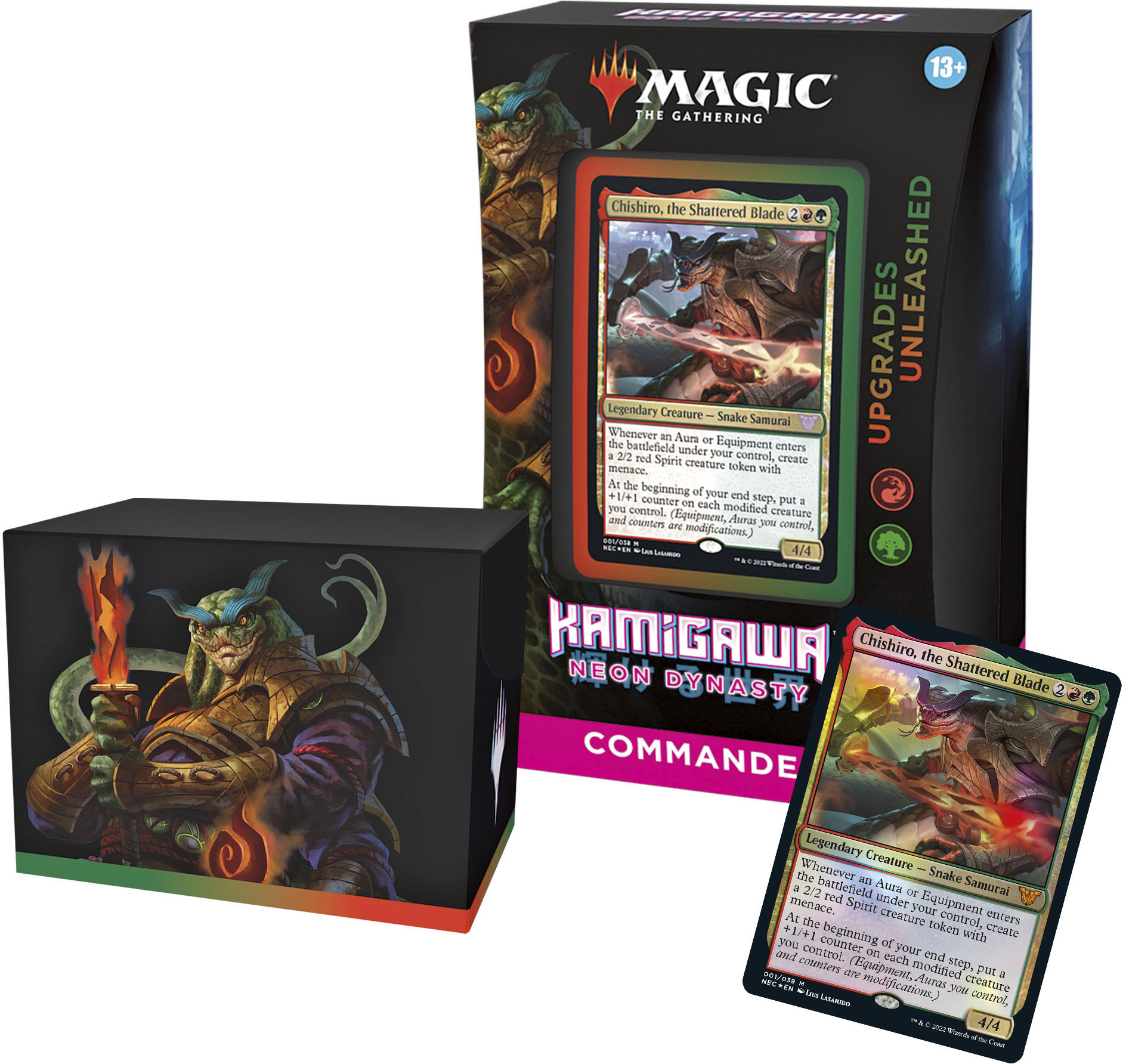 Wizards of The Coast - Magic The Gathering: Kamigawa Neon Dynasty Commander Deck - Styles May Vary