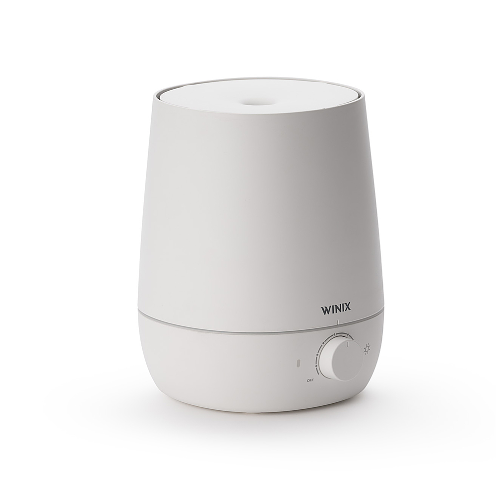 Left View: WINIX - L60 Ultrasonic Cool Mist Humidifier Premium Humidifying Unit with Whisper Quiet Operation Lasts Up to 30 Hours - White