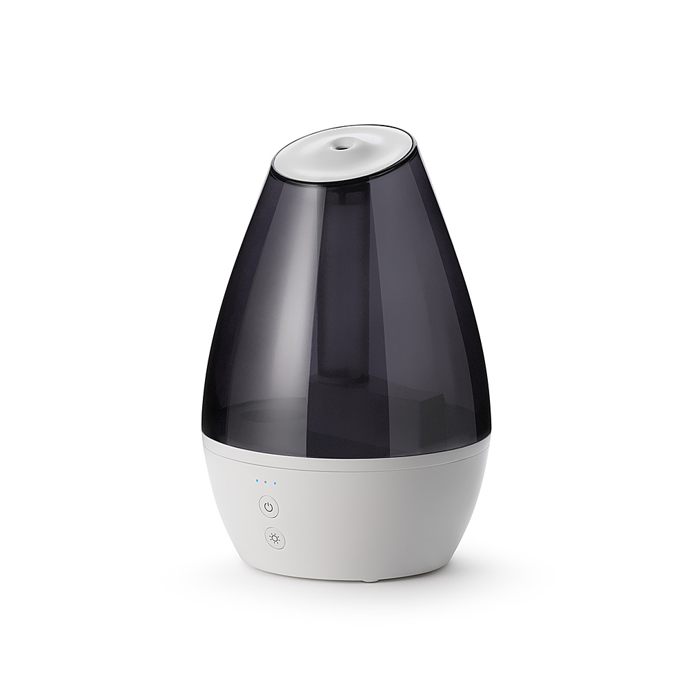 Angle View: WINIX - L100 Ultrasonic 1Gallon Cool Mist Humidifier for Large Rooms with Essential Oil Tray, Quiet Operation, Auto Shut-Off - White