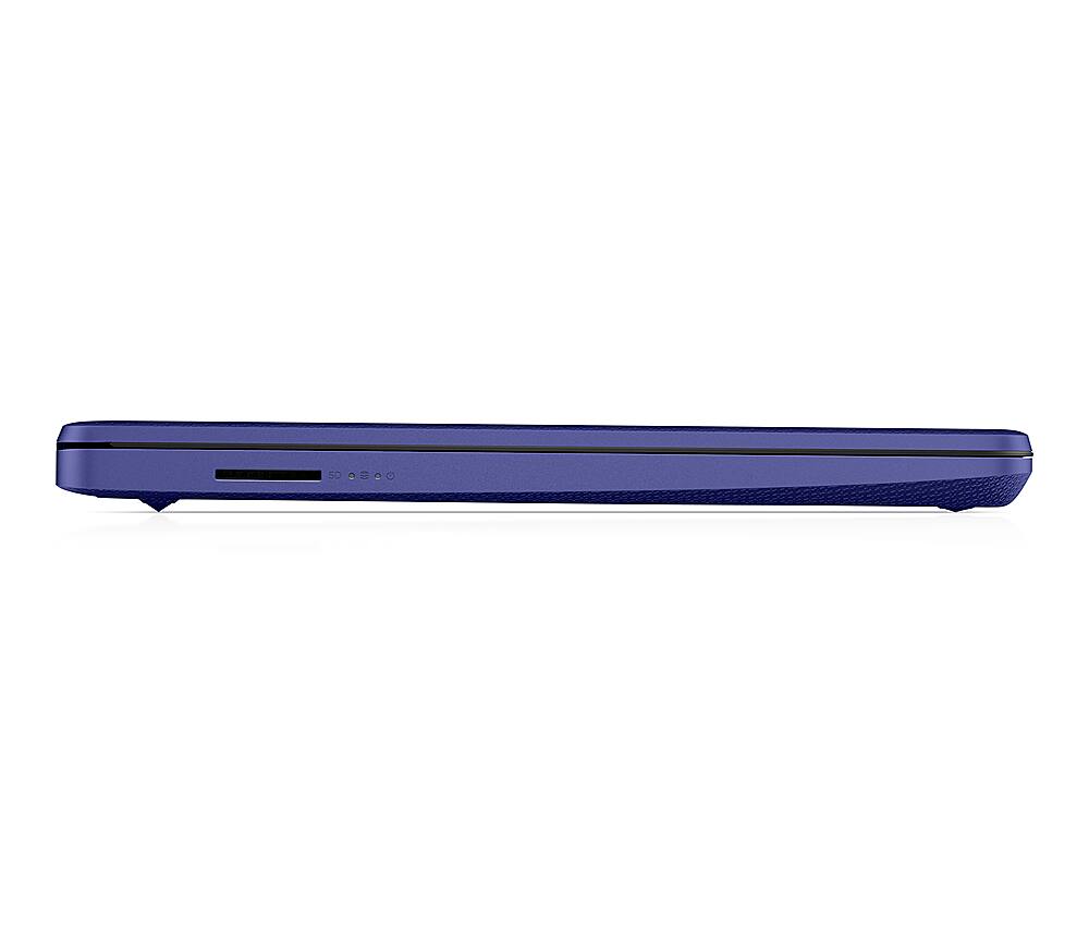 Angle. HP - 14" Laptop - Intel Celeron N4020 - 4GB Memory - 64GB eMMC - Indigo blue.