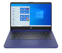 HP - 14" Laptop - Intel Celeron N4020 - 4GB Memory - 64GB eMMC - Indigo blue