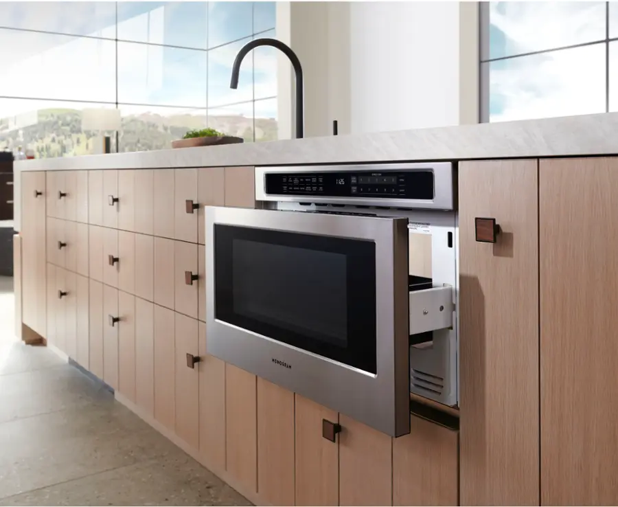 Alt View 19. Monogram - 1.2 Cu. Ft. Drawer Microwave - Stainless Steel.