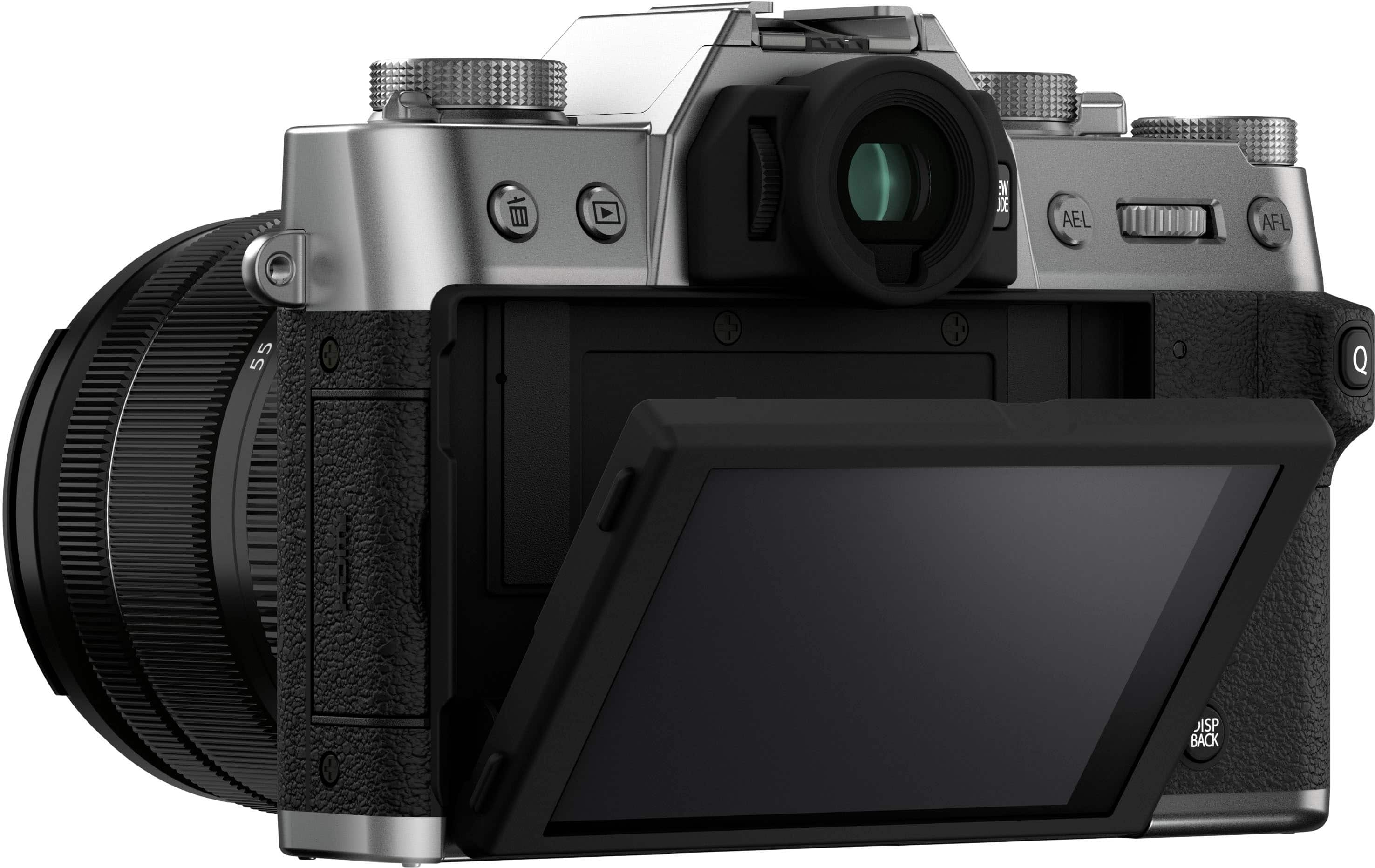 Alt View 1. Fujifilm - X-T30 II Mirrorless Camera with XF18-55mm Lens Kit - Silver.