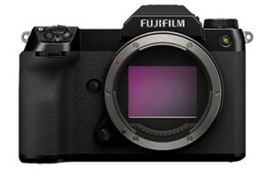 Fujifilm - GFX50S II Mirrorless Camera Body Only - Black - Front_Zoom