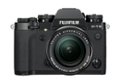 Front Zoom. Fujifilm - X-T3 WW Mirrorless Camera with XF18-55mm Lens Kit - Black.