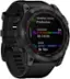 Angle. Garmin - fēnix 7X  Sapphire Solar GPS Smartwatch 51 mm Fiber-reinforced polymer - Black DLC Titanium.