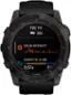 Left. Garmin - fēnix 7X  Sapphire Solar GPS Smartwatch 51 mm Fiber-reinforced polymer - Black DLC Titanium.