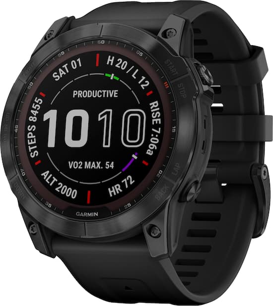 Garmin f nix 7X Sapphire Solar GPS Smartwatch 51 mm Fiber