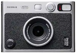 Fujifilm - instax mini Evo Instant Film Camera - Black - Front_Zoom