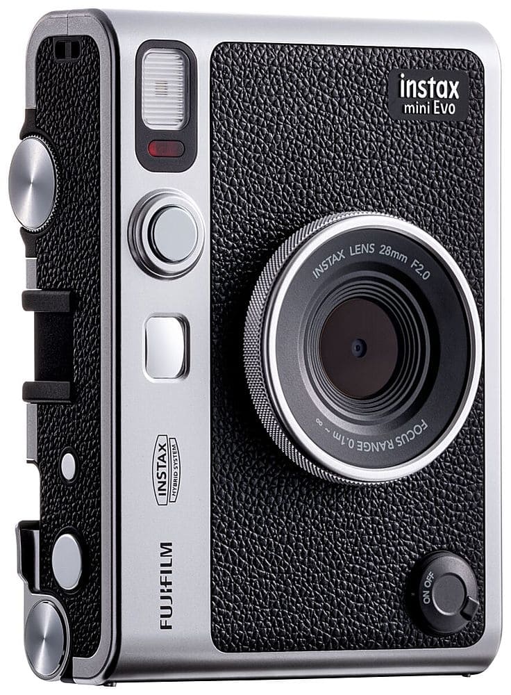 Alt View 12. Fujifilm - INSTAX MINI Evo Instant Film Camera - Black.