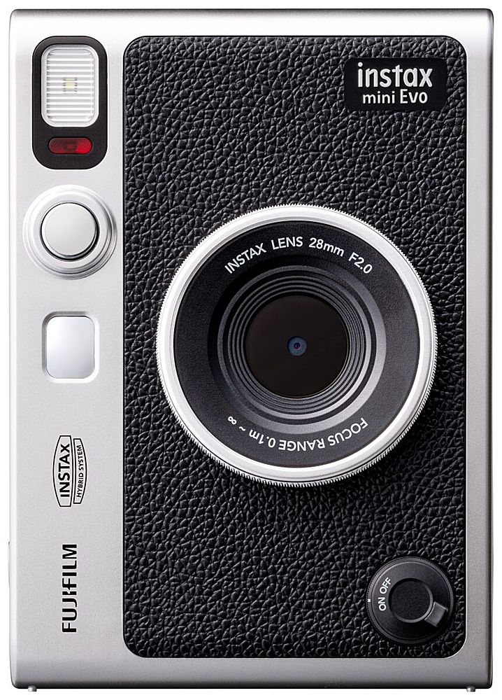 Back View: Fujifilm - INSTAX MINI Evo Instant Film Camera - Black