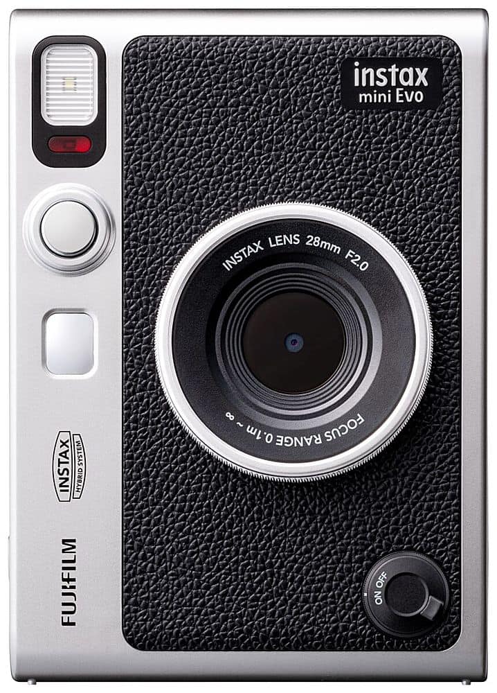 Back. Fujifilm - INSTAX MINI Evo Instant Film Camera - Black.