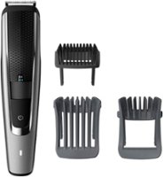 Philips Norelco Beard Trimmer and Hair Clipper Series 5000, BT5502/40 - Black And Silver - Angle_Zoom