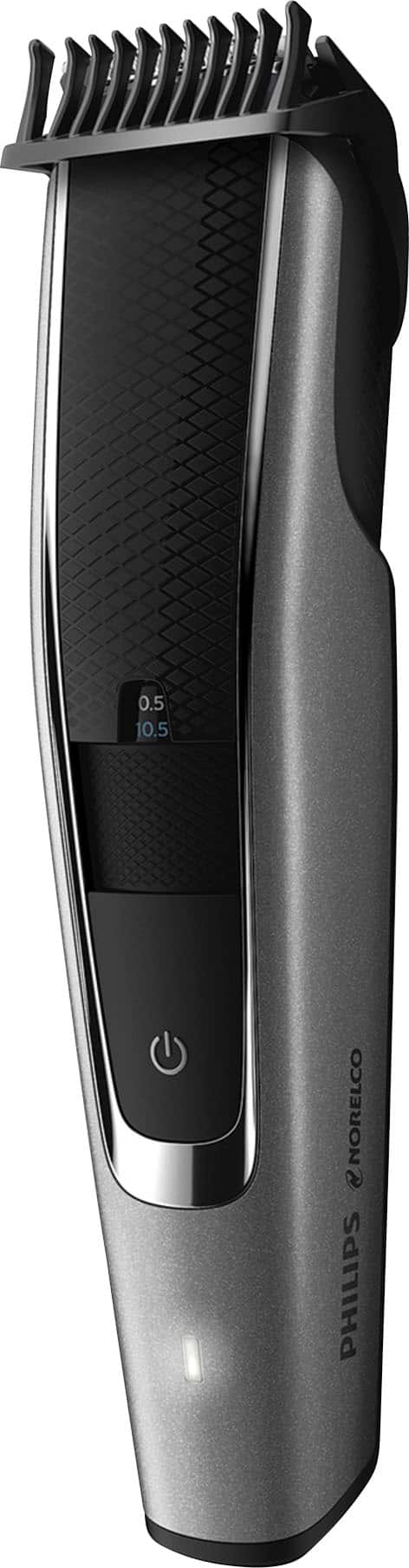 Alt View 28. Philips Norelco - Beard Trimmer and Hair Clipper Series 5000 - Black And Silver.
