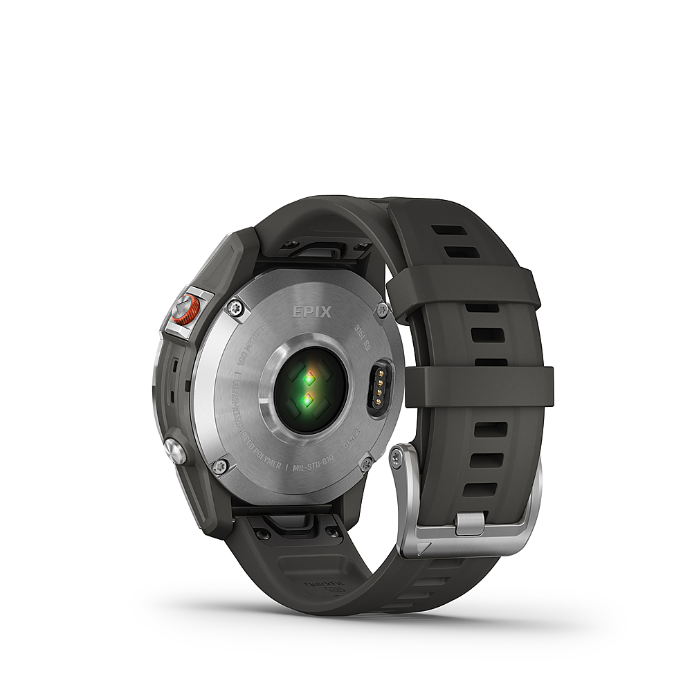 Garmin epix (Gen 2) GPS Smartwatch 47mm Fiber-reinforced polymer Steel  010-02582-00 - Best Buy