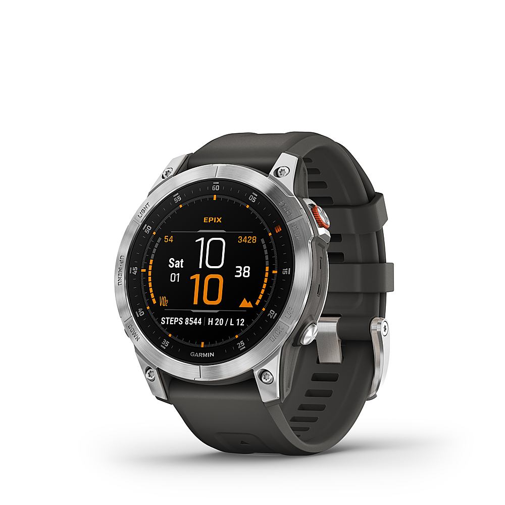 Garmin Epix Gen 2 (Sapphire/Black Titanuim) 2022 Active GPS Premium Fitness  Smartwatch for Men & Women with Charging Base, USB Car/Wall Adapter, 6Ave