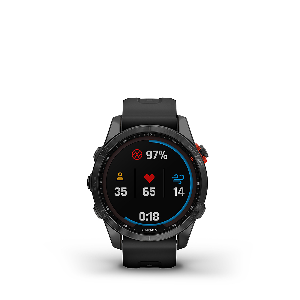 Garmin fēnix 7S Smartwatch 42 mm Fiber-reinforced Slate Gray 010-02539-12 - Best