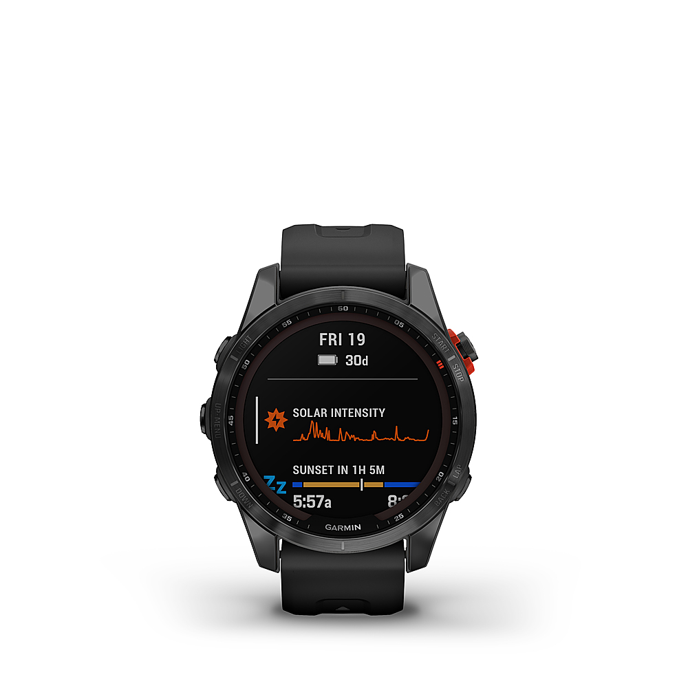 Recensent Eerlijk alliantie Garmin fēnix 7S Solar GPS Smartwatch 42 mm Fiber-reinforced polymer Slate  Gray 010-02539-12 - Best Buy