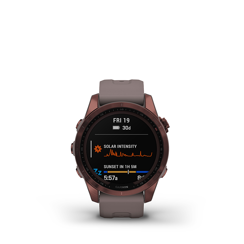 Garmin fēnix 7S Sapphire Solar GPS Smartwatch 42 mm Fiber
