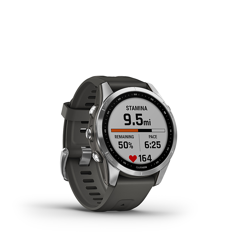 Best Buy: Garmin vívoactive 4 GPS Smartwatch 45mm Fiber-Reinforced Polymer  Silver 010-02174-01