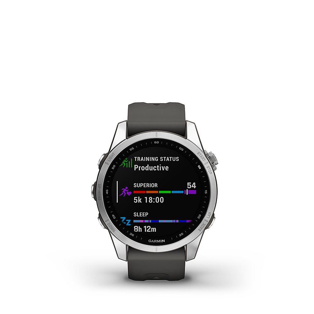 Garmin fēnix 7S GPS Smartwatch 42 mm polymer Silver 010-02539-00 - Best Buy