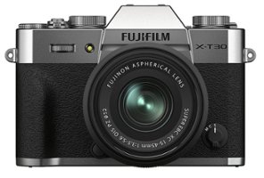 Fujifilm - X-T30 II Mirrorless Camera with XC 15-45mm Lens Kit - Silver - Front_Zoom