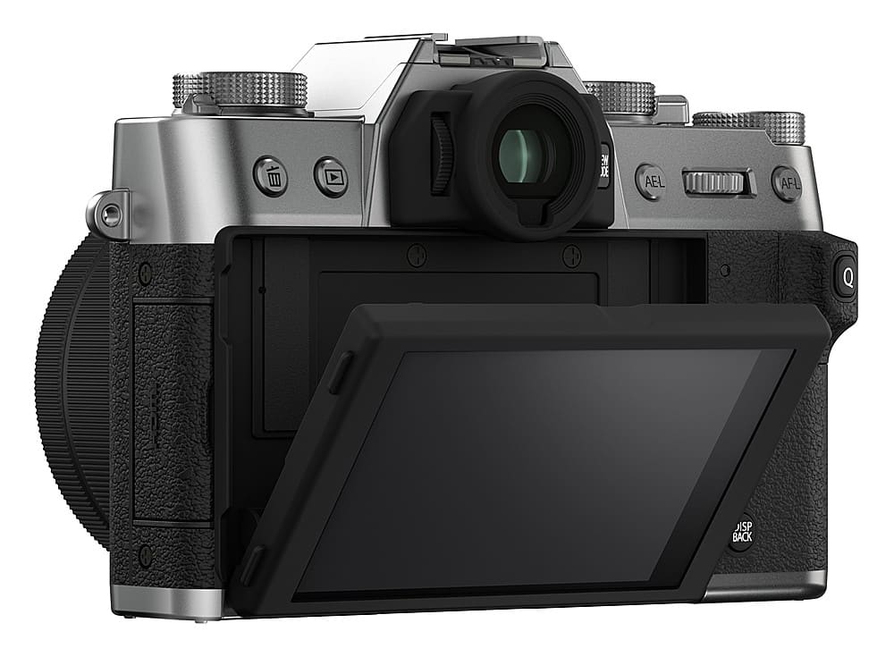 Alt View 2. Fujifilm - X-T30 II Mirrorless Camera with XC 15-45mm Lens Kit - Silver.