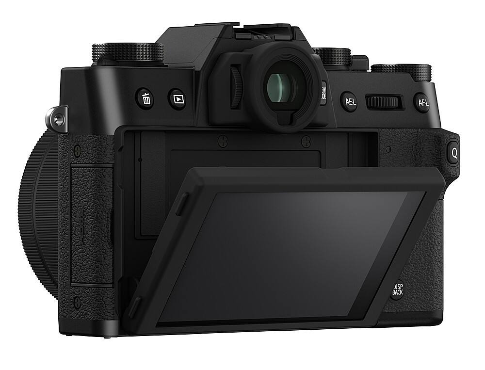 Back. Fujifilm - X-T30 II Mirrorless Camera with XC 15-45mm Lens Kit - Black.