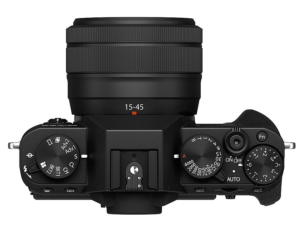 Alt View 2. Fujifilm - X-T30 II Mirrorless Camera with XC 15-45mm Lens Kit - Black.