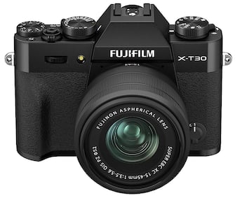 Fujifilm X T30 II Mirrorless Camera with XC 15 45mm Lens Kit Black Fujifilm X T30 II Mirrorless Camera with XC 15 45mm Lens Kit Black