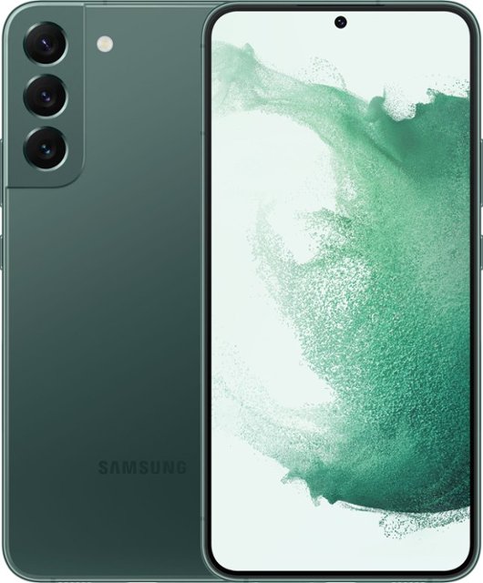 Front Zoom. Samsung - Galaxy S22+ 128GB (Unlocked) - Green.