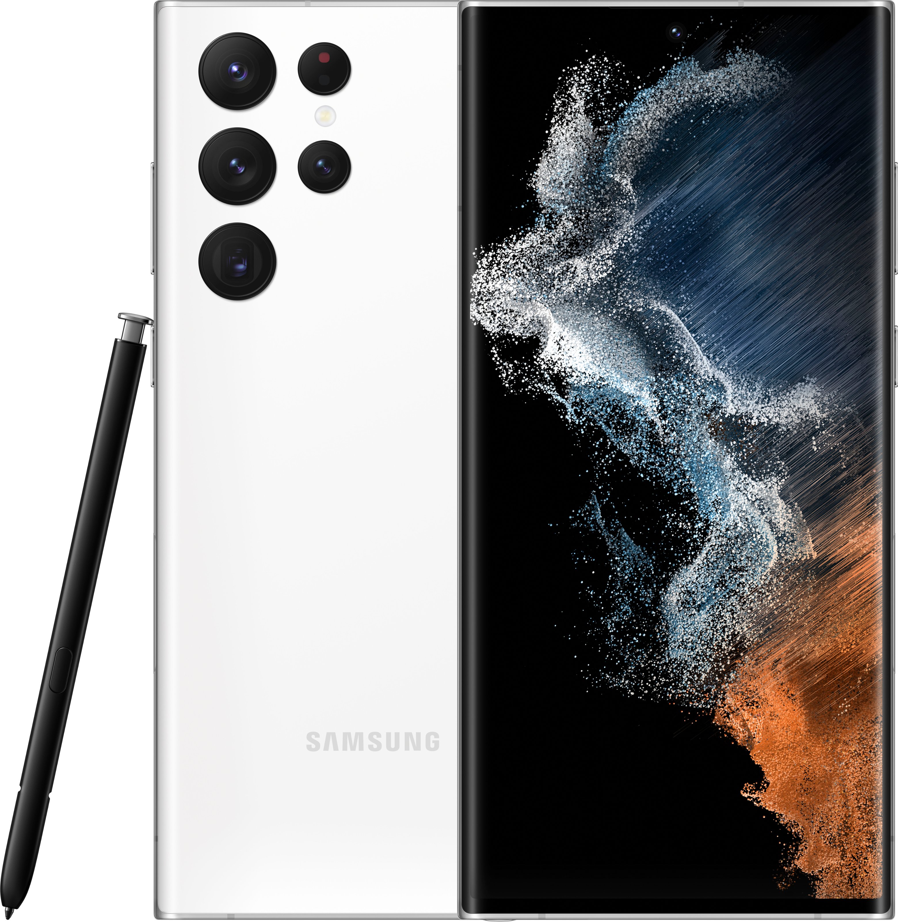 Best Buy: Samsung Galaxy S22 Ultra 256GB (Unlocked) Phantom White  SM-S908UZWEXAA