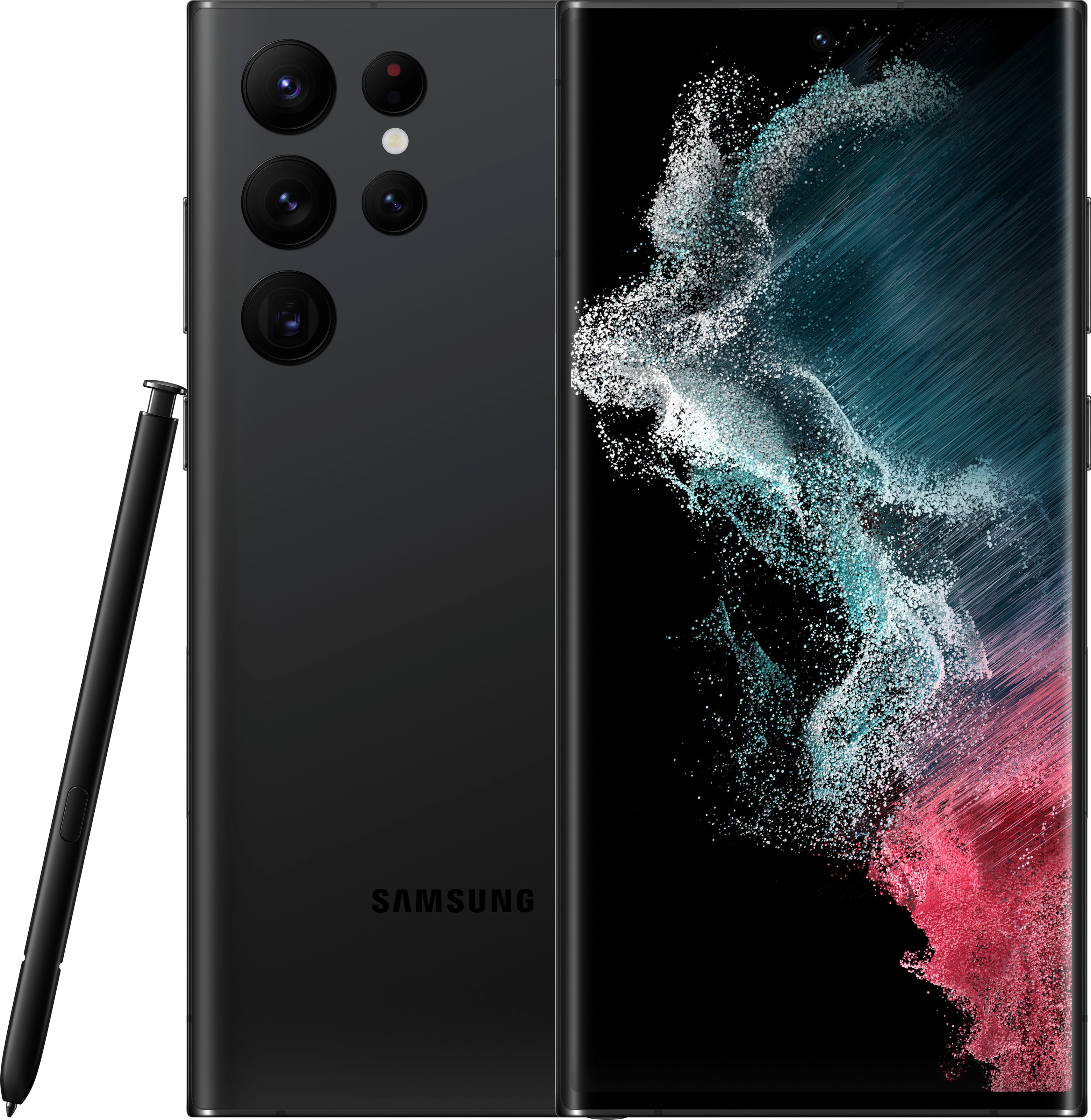 Samsung - Galaxy S22 Ultra 256GB (Unlocked) - Phantom Black