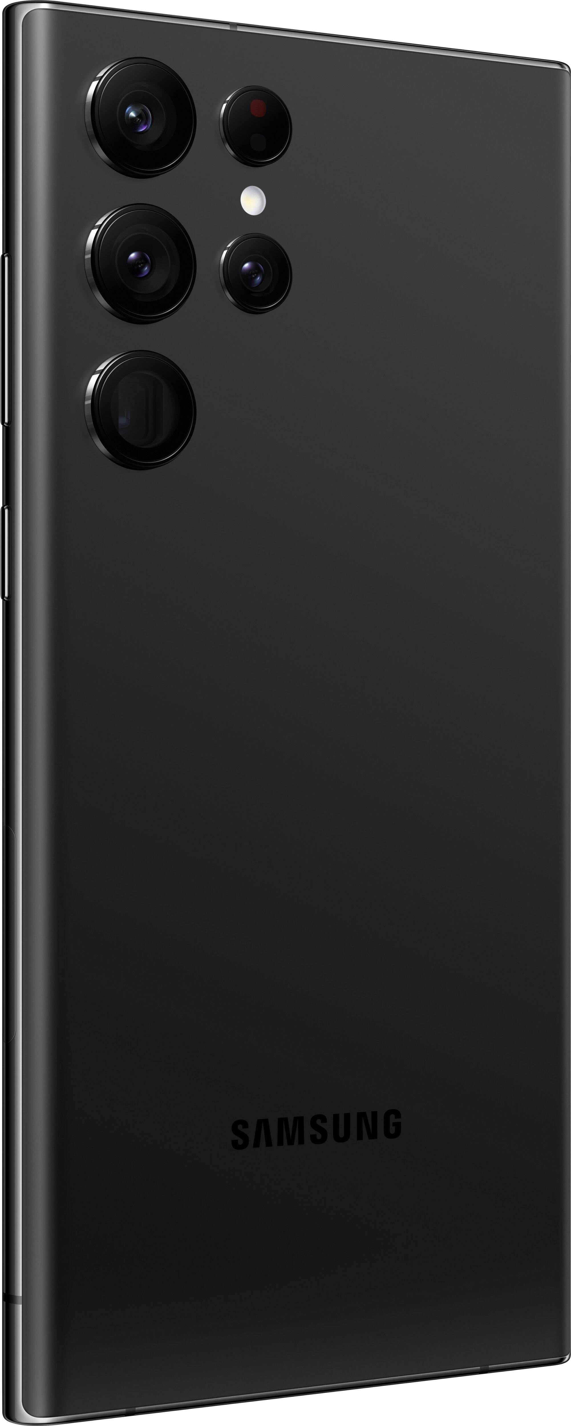 Alt View 21. Samsung - Galaxy S22 Ultra 256GB (Unlocked) - Phantom Black.
