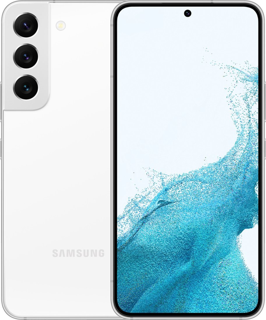 Zoom in on Front Zoom. Samsung - Galaxy S22 128GB (Unlocked) - Phantom White.