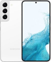 Samsung - Galaxy S22 128GB (Unlocked) - Phantom White - Front_Zoom