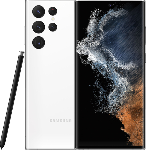 Samsung - Galaxy S22 Ultra 256GB - Phantom White (Verizon)