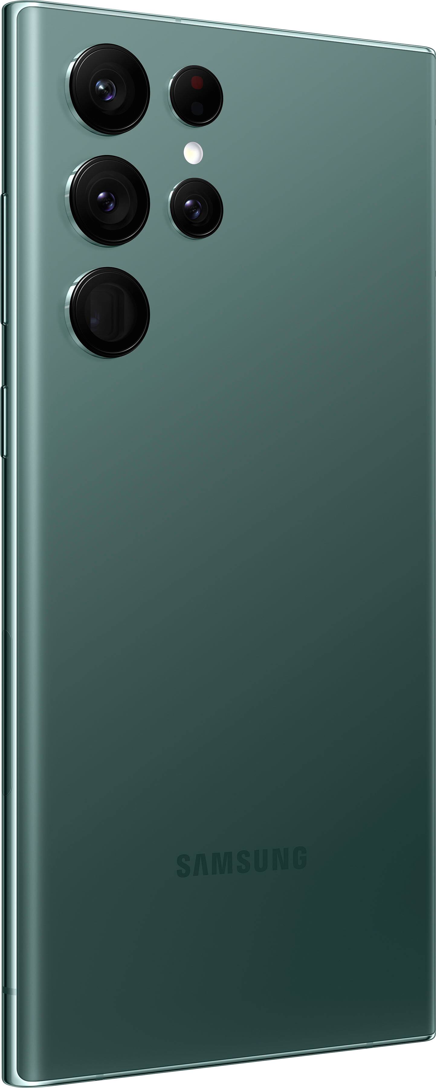 Alt View 21. Samsung - Galaxy S22 Ultra 128GB - Green.