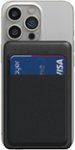 Alt View Zoom 1. mophie - Snap+ Juice Pack Mini Wallet 5,000 mAh Portable Charger & Card Holder with MagSafe Compatibility - Black.