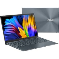 ASUS - ZenBook 13 13.3" Laptop - Intel Core i7 - 8 GB Memory - 512 GB SSD - Pine Gray - Front_Zoom