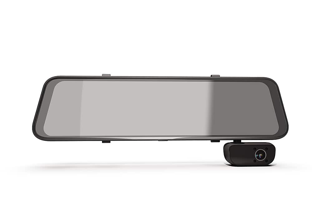 Angle. Rexing - M3 1080p 3-Channel Mirror Dash Cam with Smart GPS - Black.