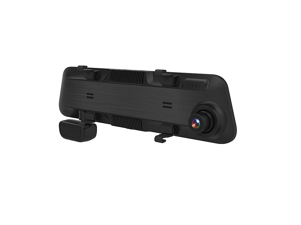 Alt View 11. Rexing - M3 1080p 3-Channel Mirror Dash Cam with Smart GPS - Black.