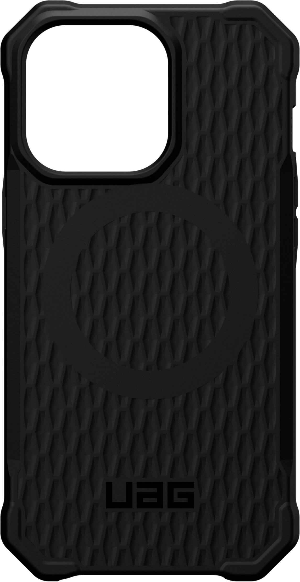 Angle View: UAG - Essential Armor MagSafe Case for iPhone 13 Pro - Black