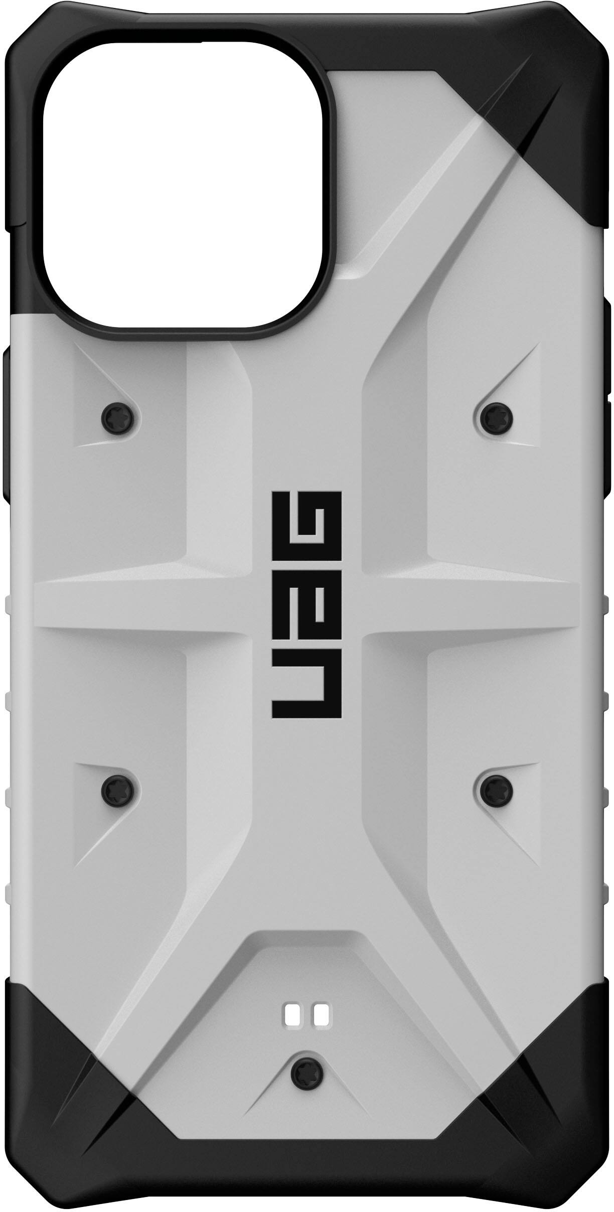 Angle View: UAG - Pathfinder Case for iPhone 13 Pro Max - White