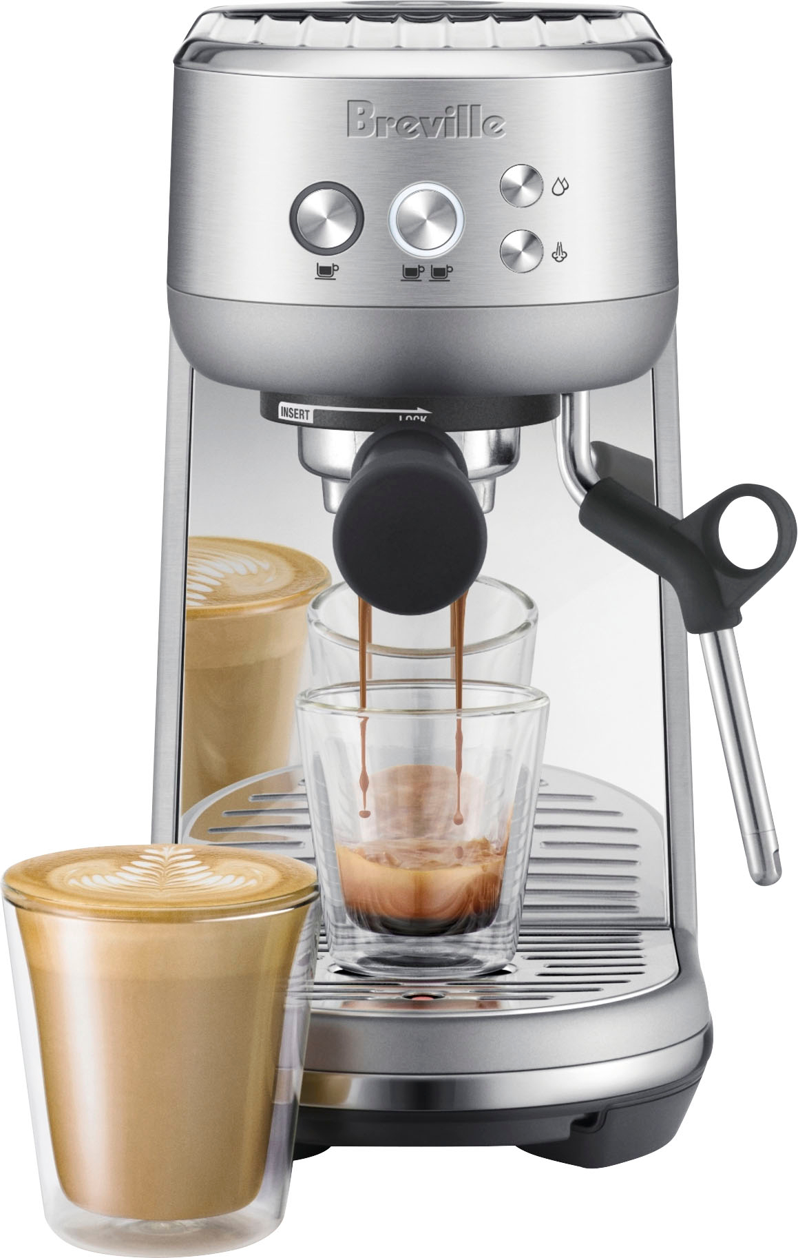 Breville The Bambino Espresso Machine - Brushed Stainless Steel