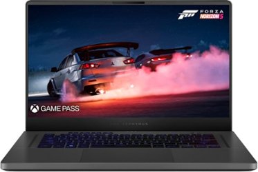 ASUS - ROG Zephyrus 15.6" WQHD 165Hz Gaming Laptop-AMD Ryzen 9-16GB DDR5 Memory-NVIDIA GeForce RTX 3060-512GB PCIe 4.0 SSD - Eclipse Gray - Front_Zoom
