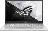 Front Zoom. ASUS - ROG Zephyrus 14" FHD 144Hz Gaming Laptop - AMD Ryzen 7 - 16GB DDR4 Memory - NVIDIA GeForce RTX 3060 - 512GB PCIe SSD - Moonlight White.