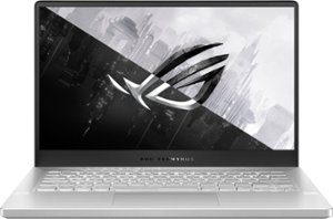 ASUS - ROG Zephyrus 14" FHD 144Hz Gaming Laptop - AMD Ryzen 7 - 16GB DDR4 Memory - NVIDIA RTX 3060 - 512GB PCIe SSD - Moonlight White - Front_Zoom